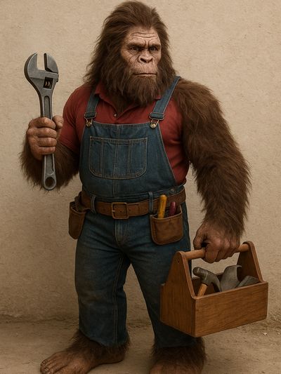 Bigfoot as a Handyman