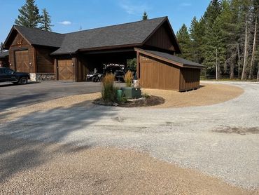 Gravel driveway