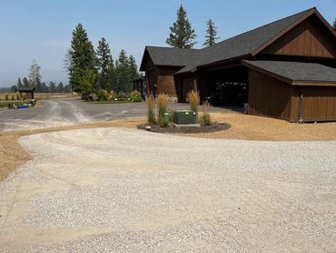 Gravel driveway