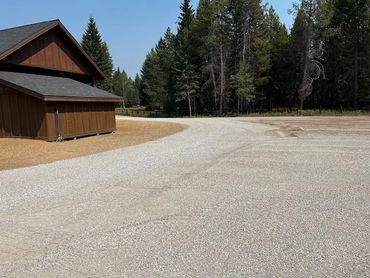 Gravel driveway
