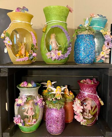 Fairy Vases made by us