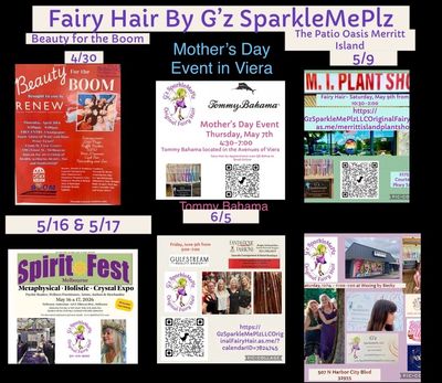 May 2026 Fairy Hair Upcoming Events