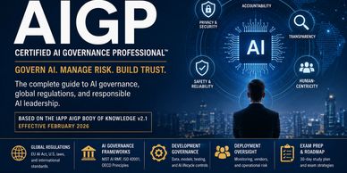 Certified AI Governance Professional course overview with key topics and exam details.