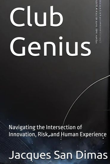 Book cover titled Club Genius by Jacques San Dimas.