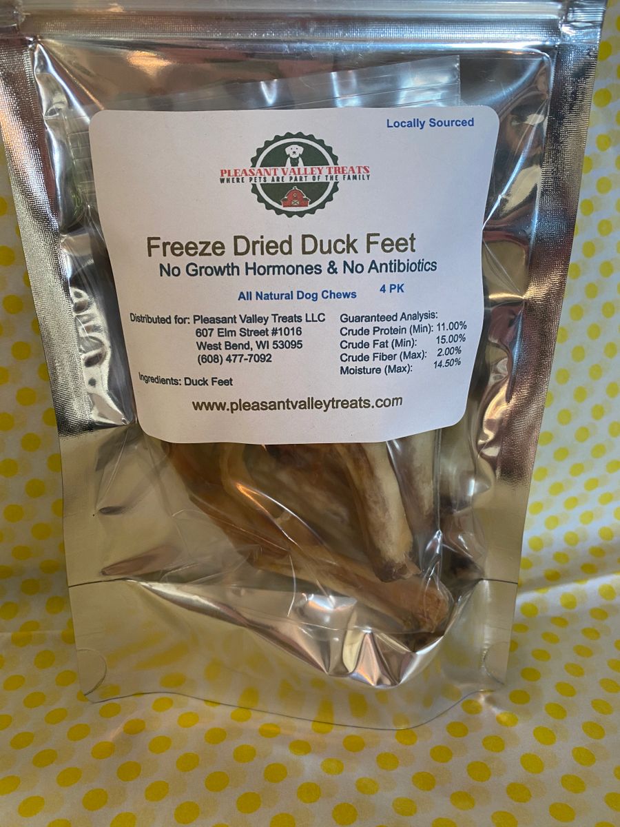 PVT Freeze Dried Duck Feet