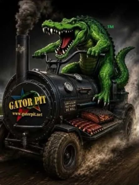 Gator rides low and slow