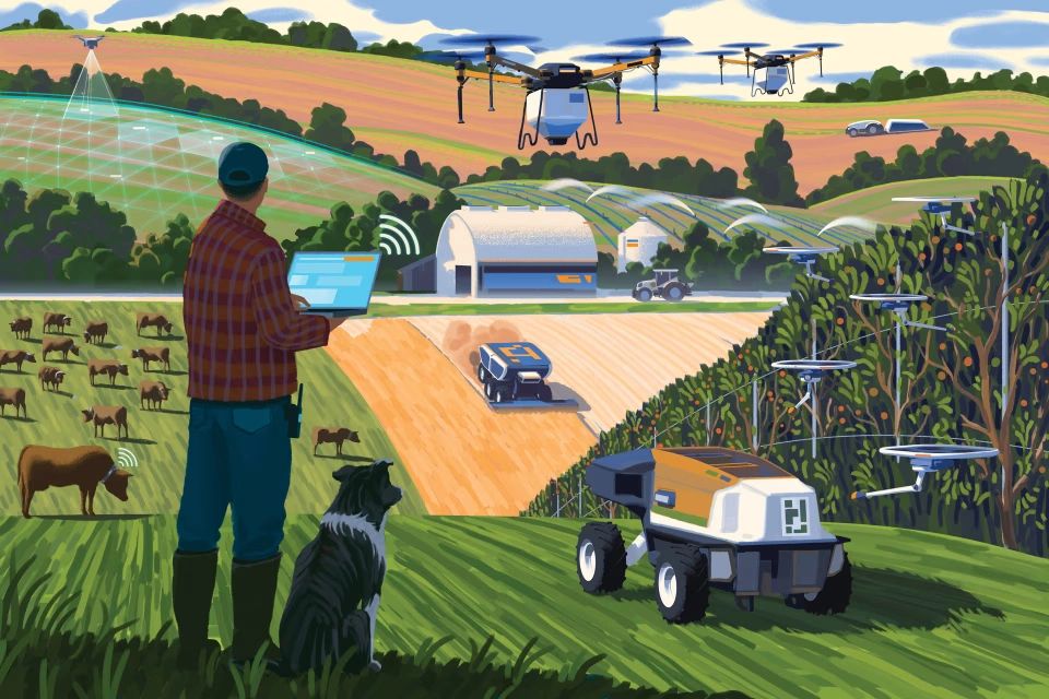 Drones, AI and Robot Pickers: Meet the Fully Autonomous Farm