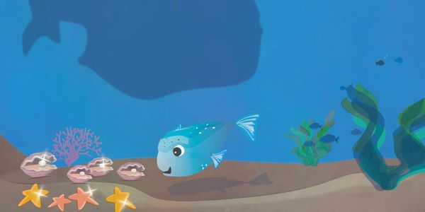 A Little Fish Finds New Friends is a children's book and bedtime story with a song!