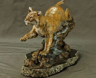 Bronze sculpture artist bronze bear sculpture bronze wildcats bird sculpture wildlife commission 