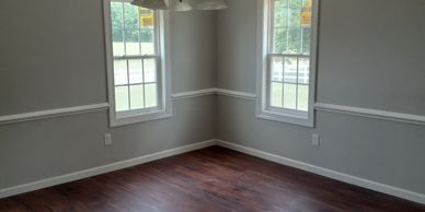 Laminate Flooring Installation:
Common alternative for solid hardwood repair & replacement