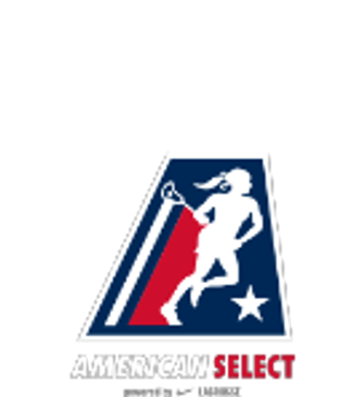 American Select sports logo with a running female figure.