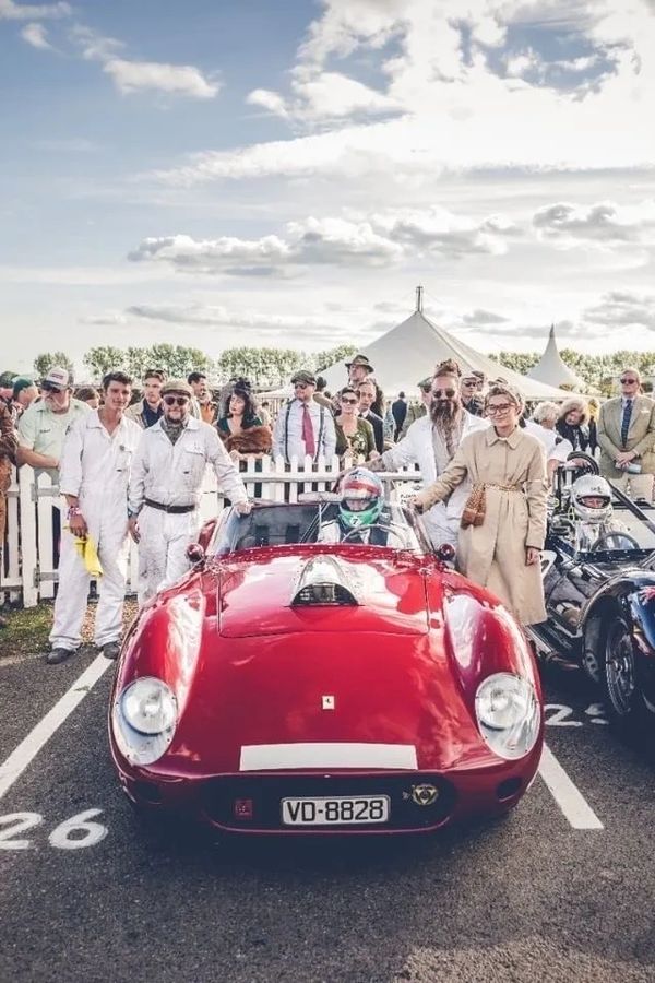 Racing, Goodwood revival, ferrari 250gto, mechanic, servicing, support, race car, helmet, overalls,