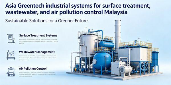Industrial systems for surface treatment, wastewater management, and air pollution control in Malaysia.