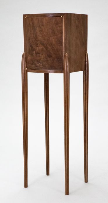 Art deco case piece
Walnut with Holly