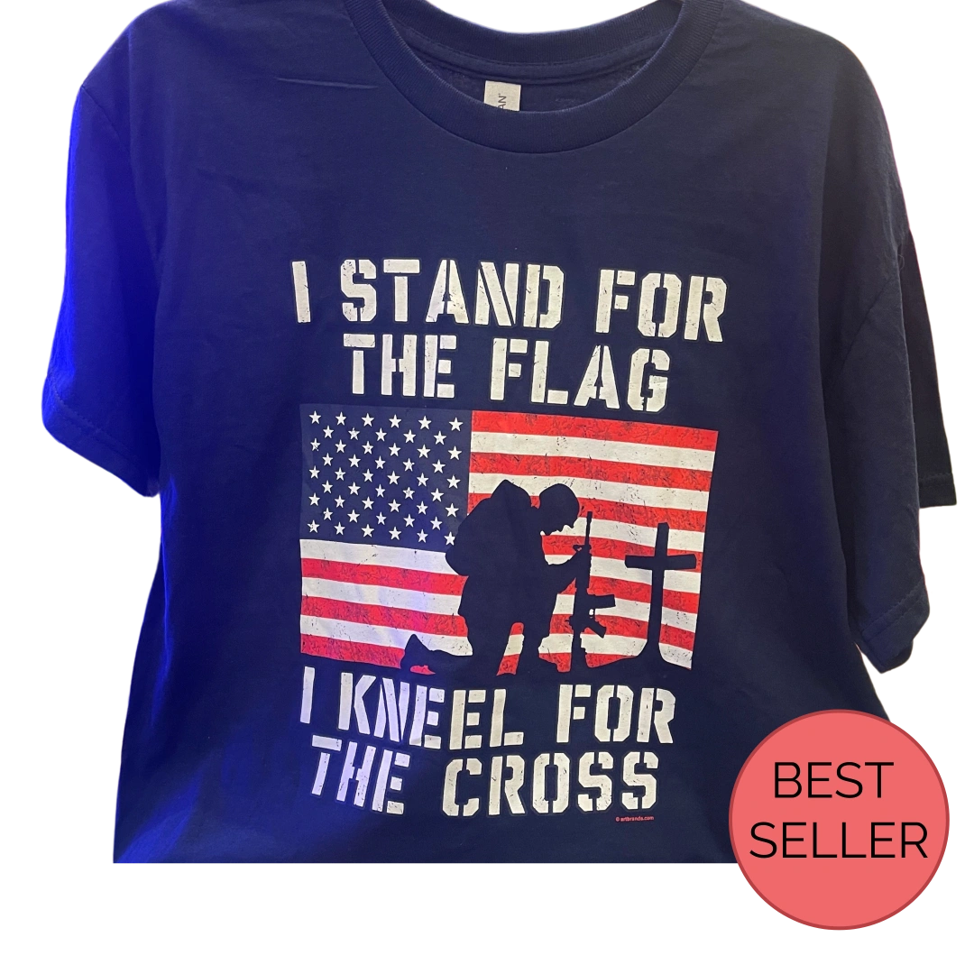 Dallas Cowboys Stand For The Flag Kneel For The Cross Shirt - Jomagift