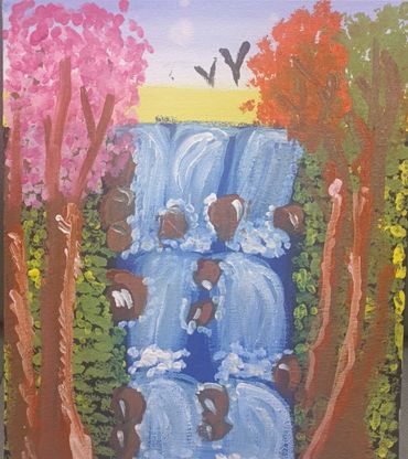 Water Fall Paint