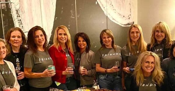 group of ladies enjoying our private room
