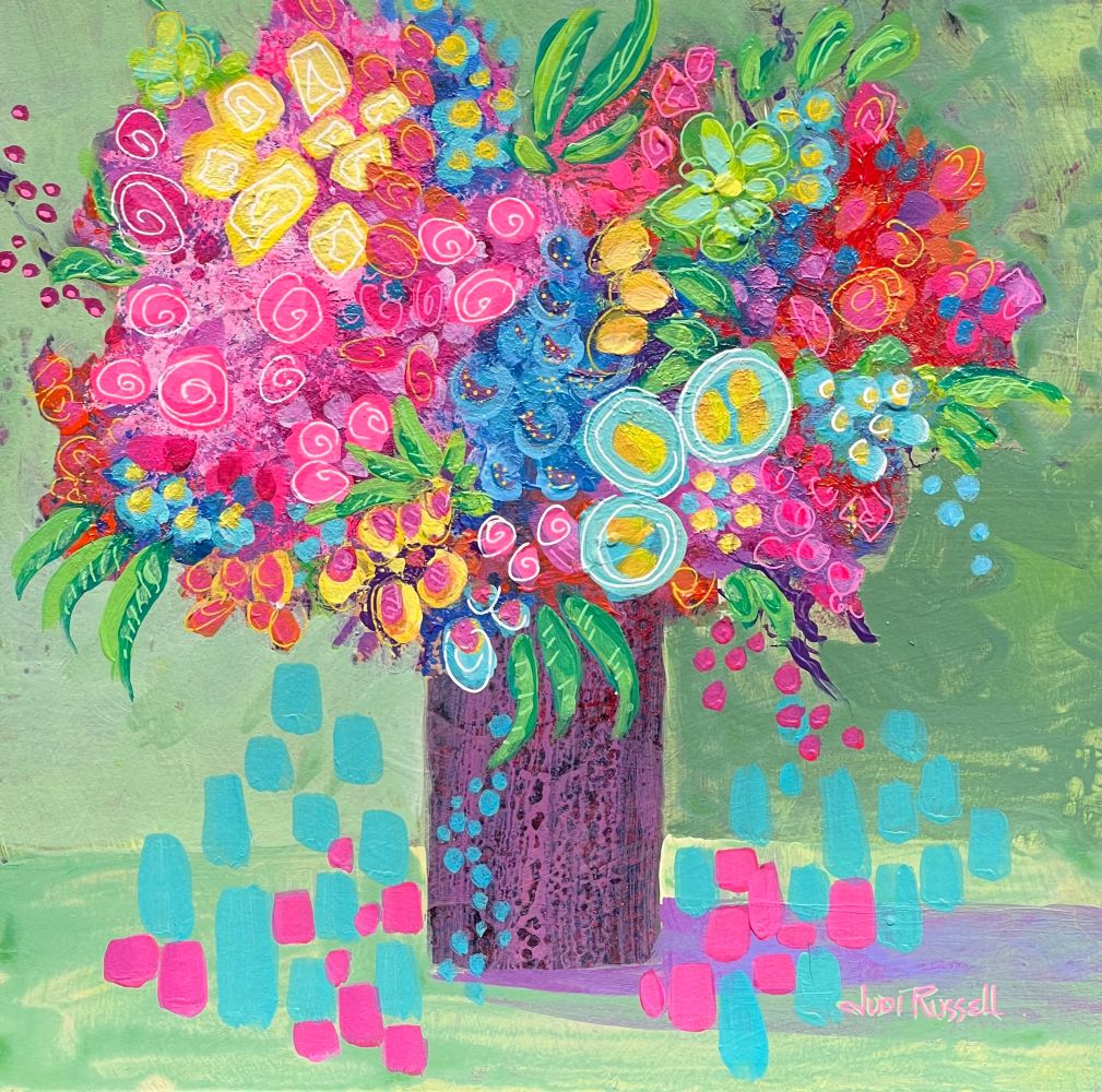 Language of Love Series: Colorful Burst

 Abundance of abstract flower patterns and colors.