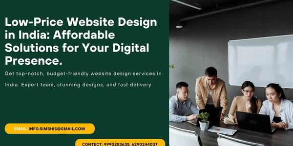Low Price Website Design in India