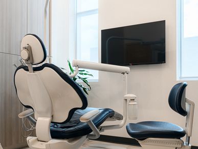 Image of a bright dental operatory with natural daylight windows