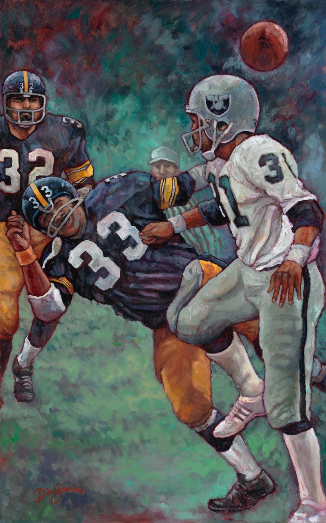 Franco's Immaculate Reception Canvas Print / Canvas Art by Denise