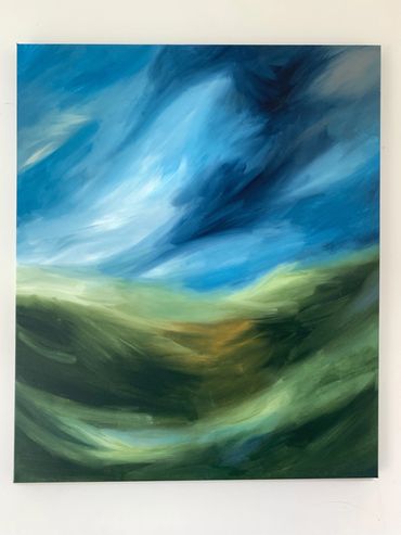 Far and Away - acrylic on Canvas - 40x48in - $750
