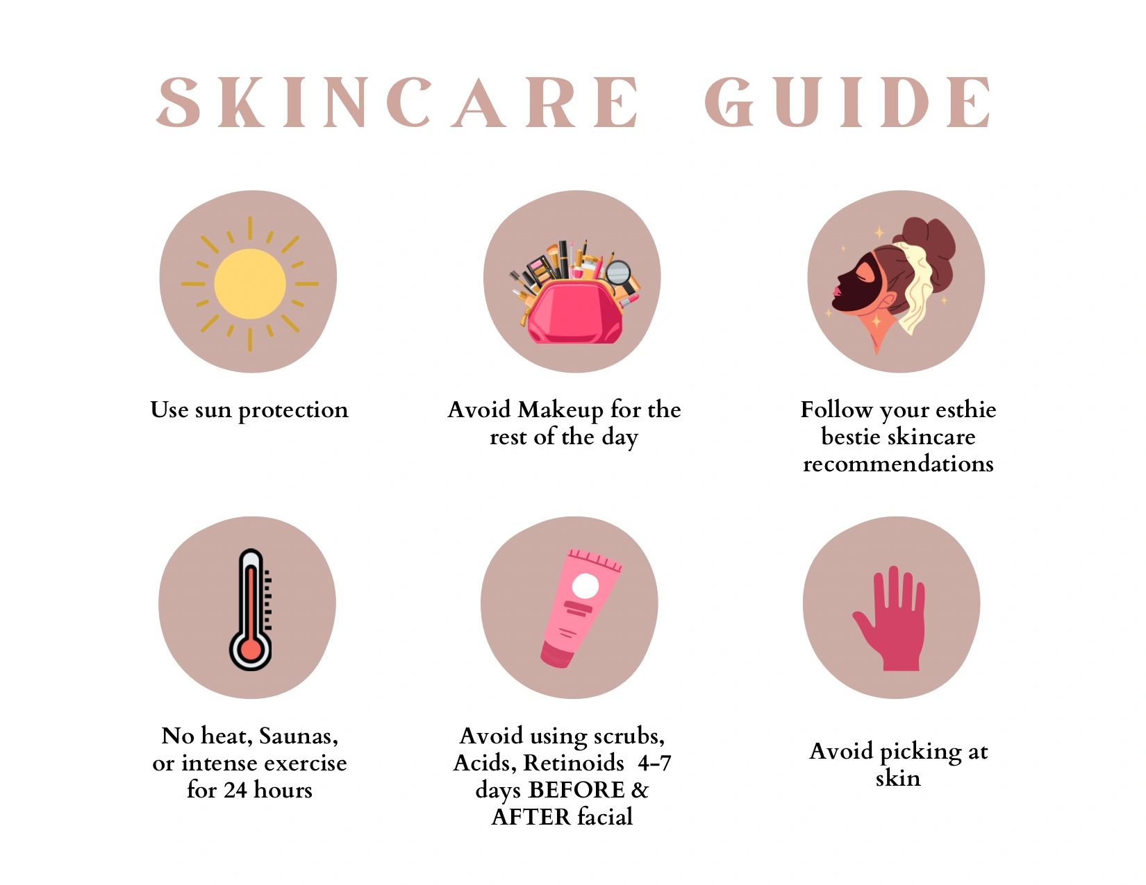 Facial Aftercare Instructions