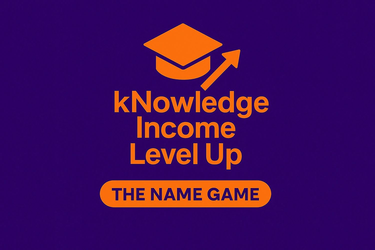 Purple and orange name image 