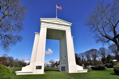 Peace Arch monument
