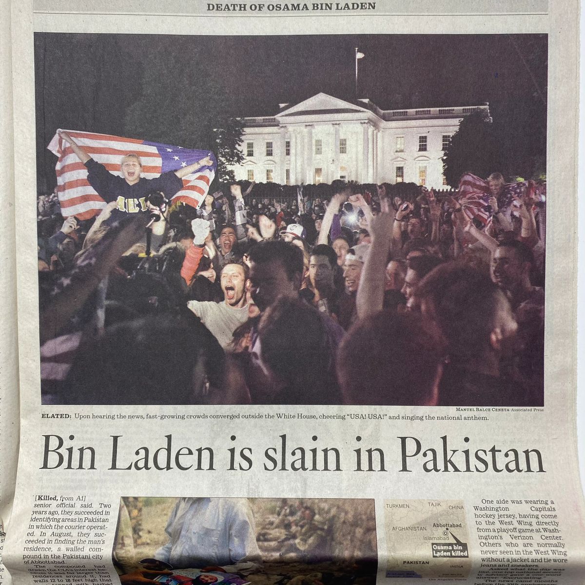 May 2 11 Osama Bin Laden Is Killed B May 2 11 Osama Bin Laden Is Killed B