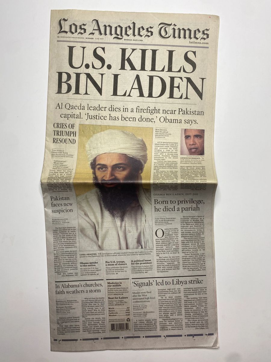 May 2 11 Osama Bin Laden Is Killed D