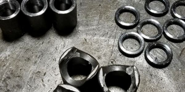 Steel components manufactured and ready for use