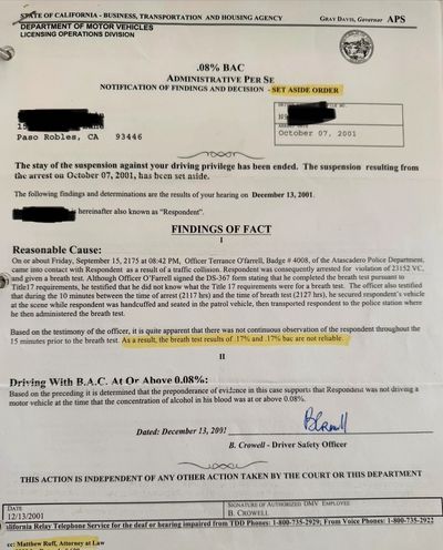 Matthew Ruff Saves License By Showing Failure to Follow Title 17, 15 minute observation 