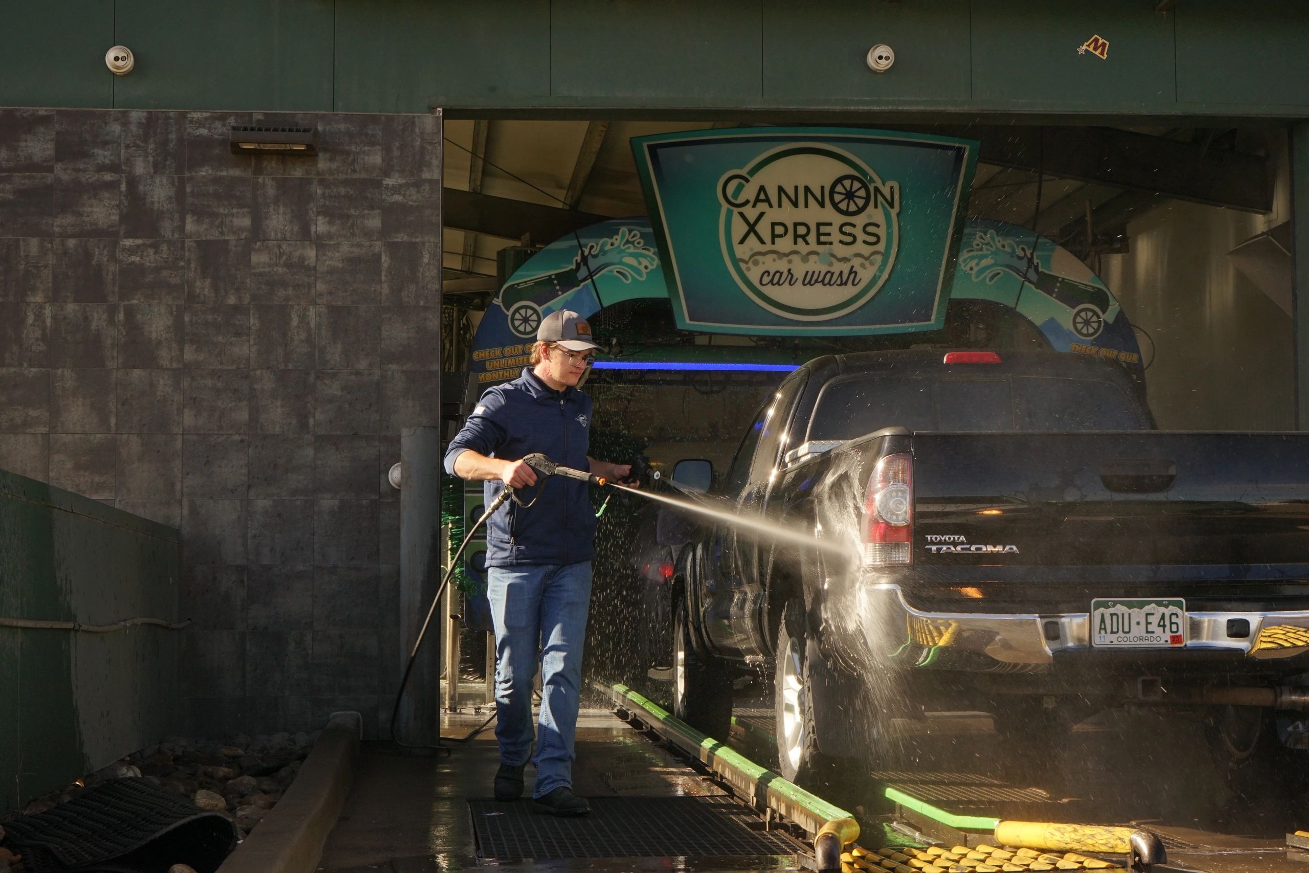 Car wash employees
