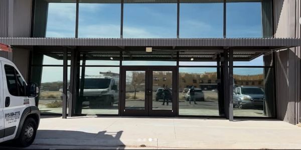 Comercial Tint Install