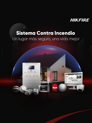 Sistema contra incendio de Hikfire para mayor seguridad en hogares.
