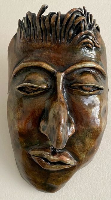 Expressive Big-nosed Man (clay)