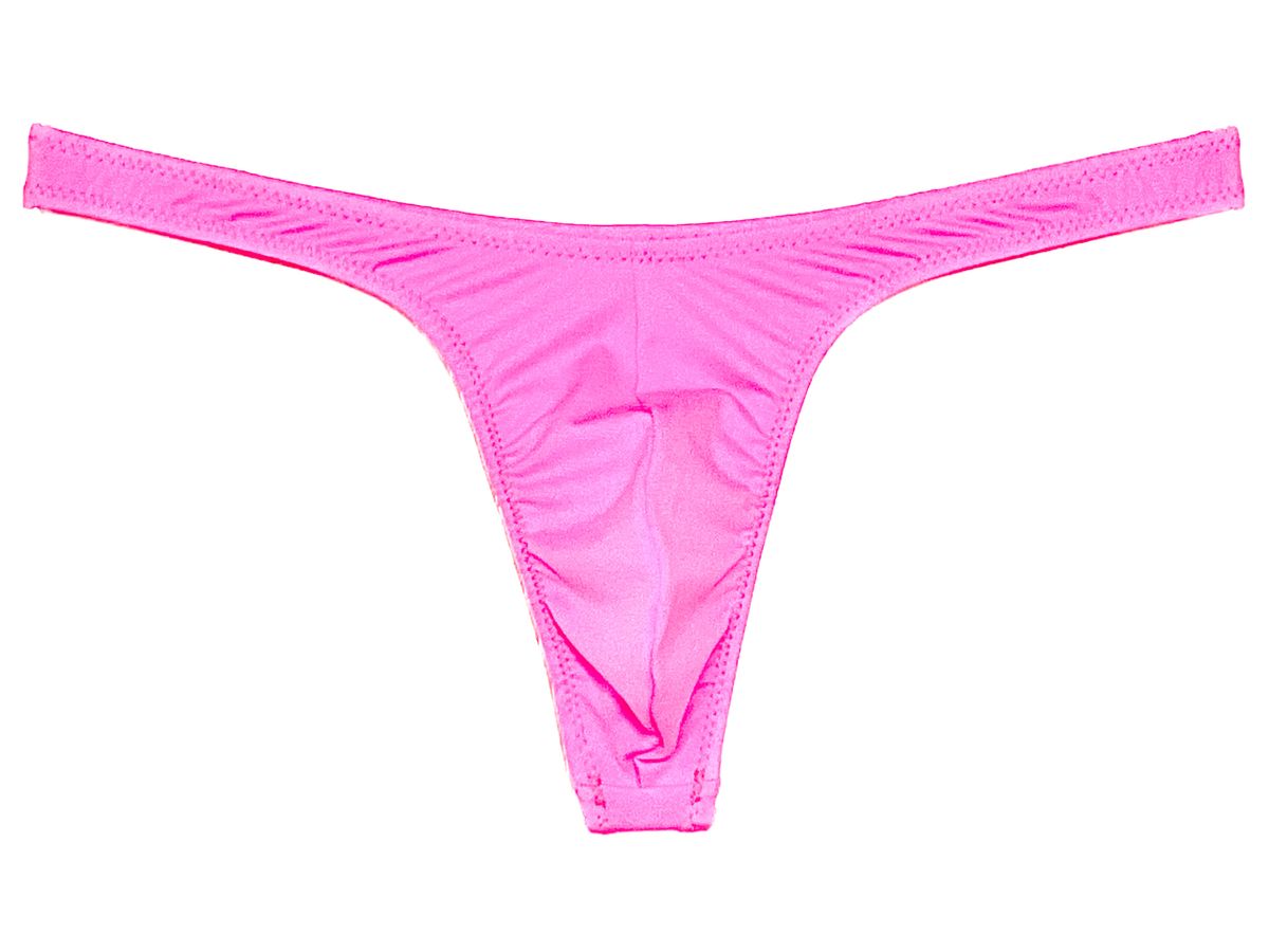 Matte Neon Pink Super Slim ED* Thong * Swimsuit