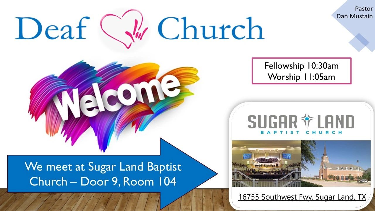 Deaf Church ASL American Sign Language Services