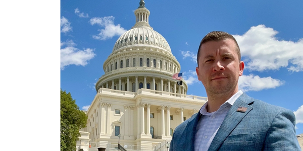 Legislator McKimmie at the United States Capital, Washington D.C