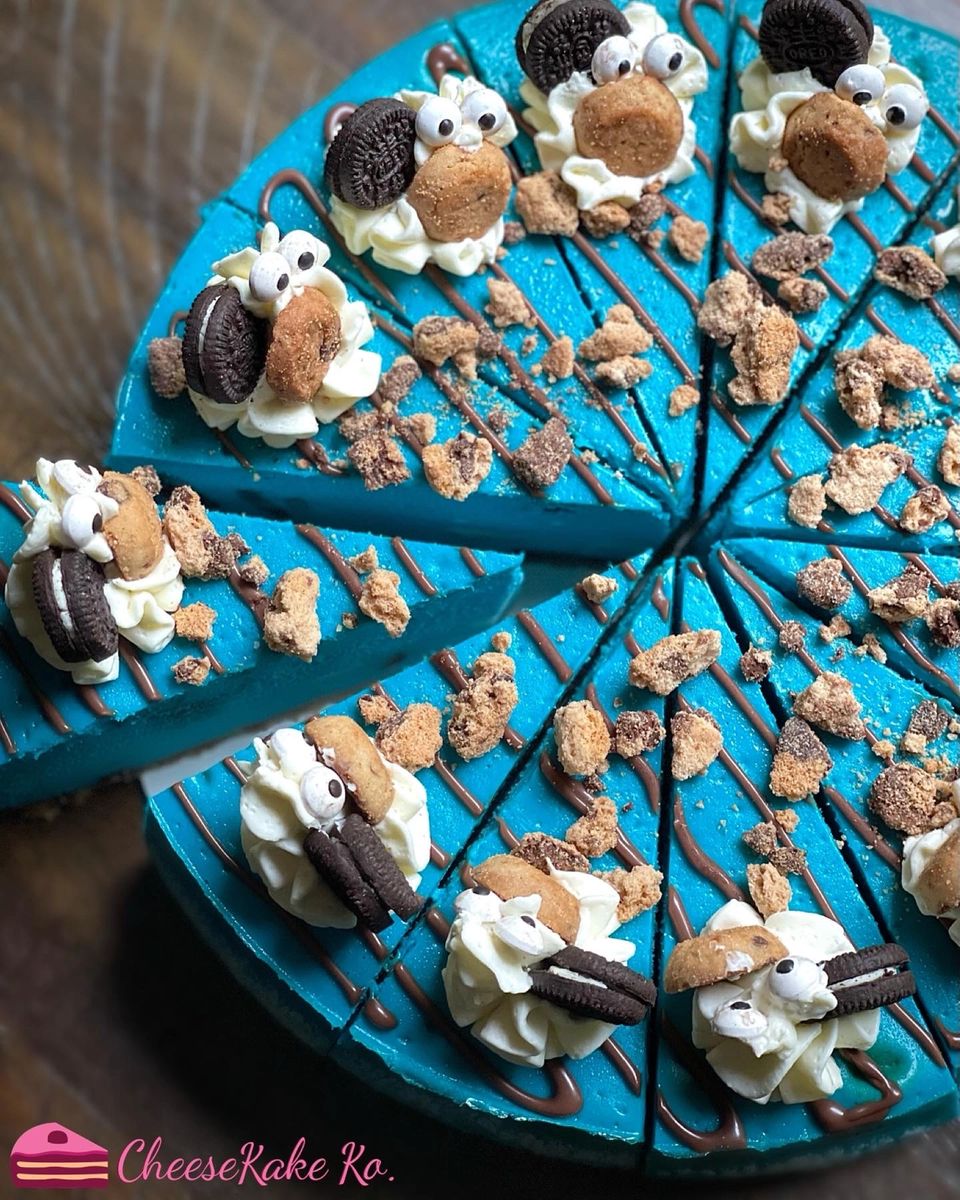 Cookie Monster Cheesecake