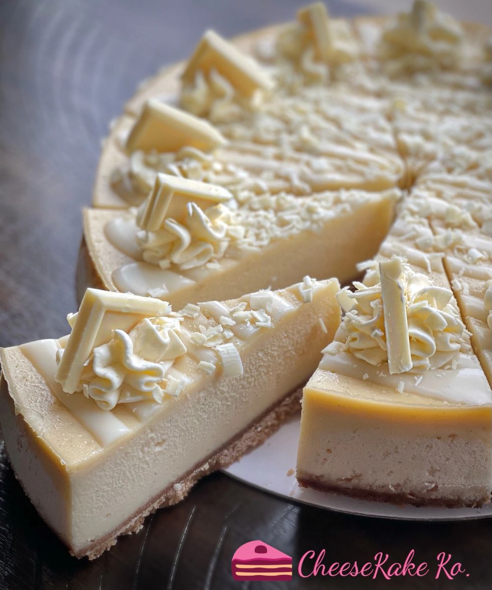 Vanilla Bean White Chocolate Cheesecake