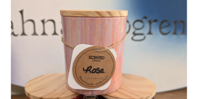 Hand Painted Homemade Scented Candles