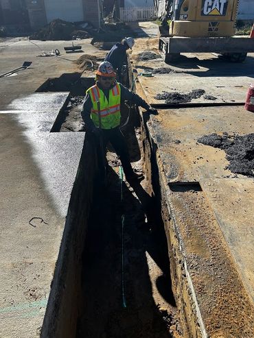Men working on underground system.