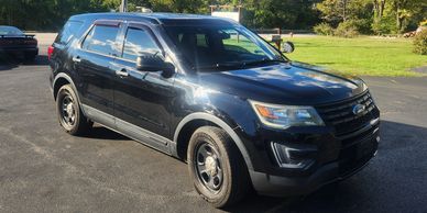 2016 Ford Explorer police interceptor for sale 833-589-7253 at lux car 1040 dundee ave east dundee 