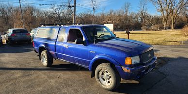 2002 Ford Ranger small truck for sale cheap at lux car sales 1040 Dundee Ave east Dundee 833-5897253