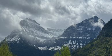 It was a glorious ride shaped by volatile spring weather. Rain turned to hail, then graupel and snow
