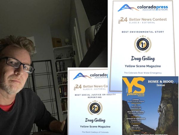 Colorado Press Association Award winning journalist Doug Geiling