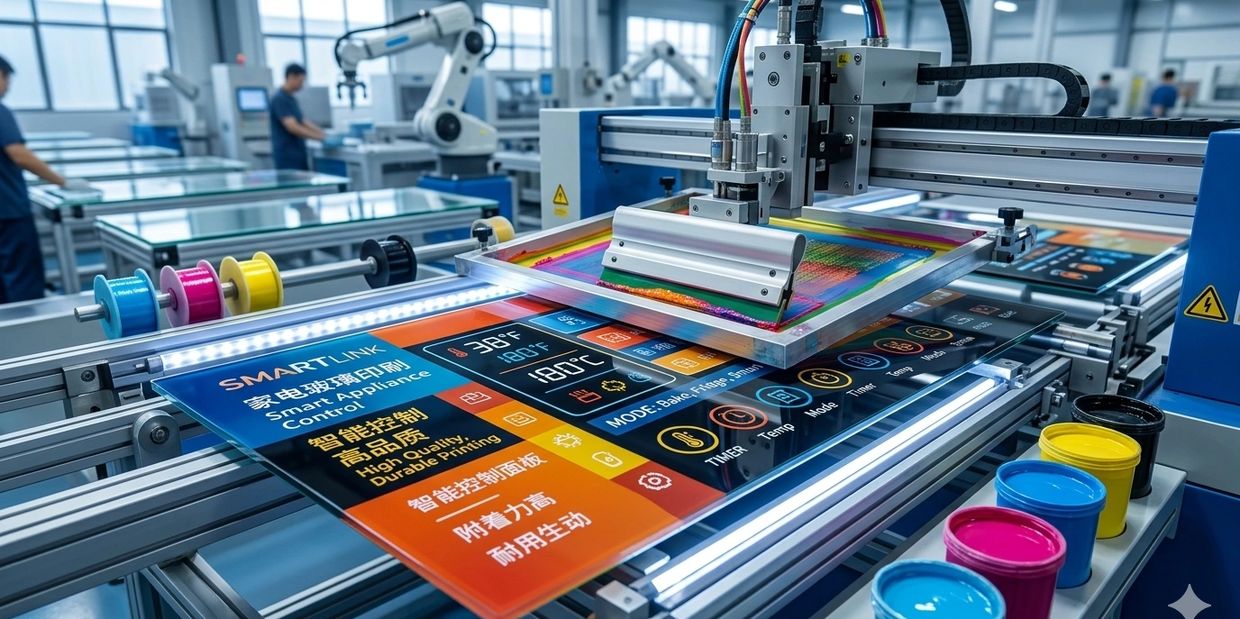 Precision Appliance Panel Printing with High-Adhesion Ink