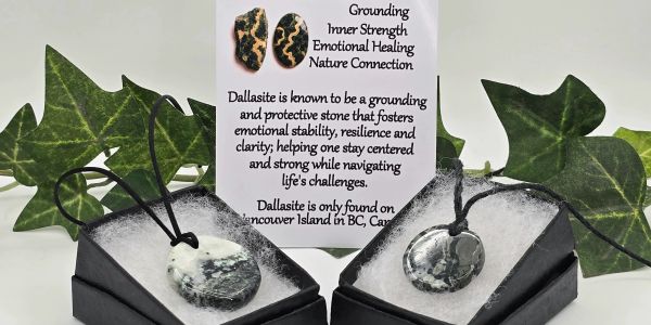 Dallasite is a popular Canadian gemstone that comes from Vancouver island